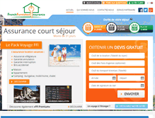 Tablet Screenshot of french-furnished-insurance.com